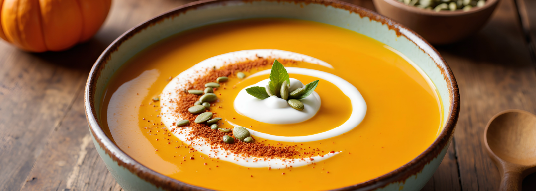 Cremige Kürbissuppe