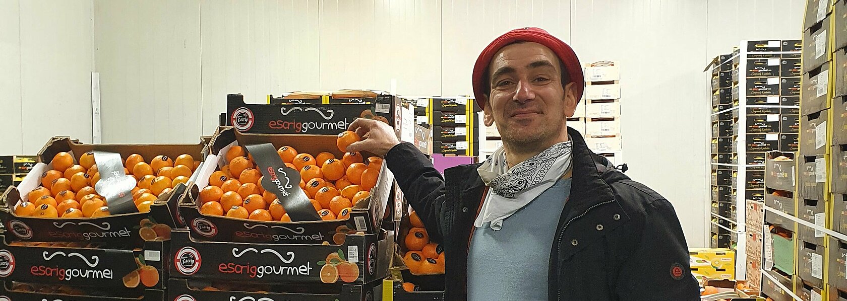 Cenk Civelek, Verkäufer Großmarkt Hamburg