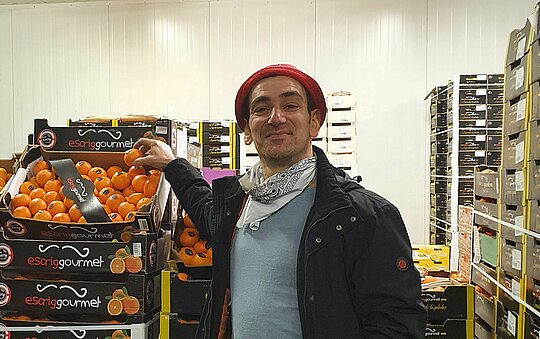 Cenk Civelek, Verkäufer Großmarkt Hamburg