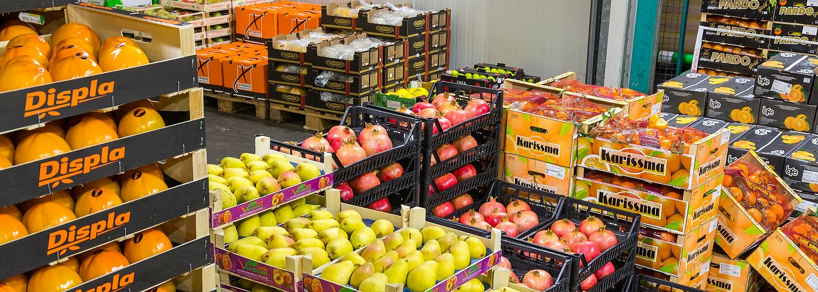 Produktvielfalt in der Großmarkthalle Produktvielfalt in der Großmarkthalle